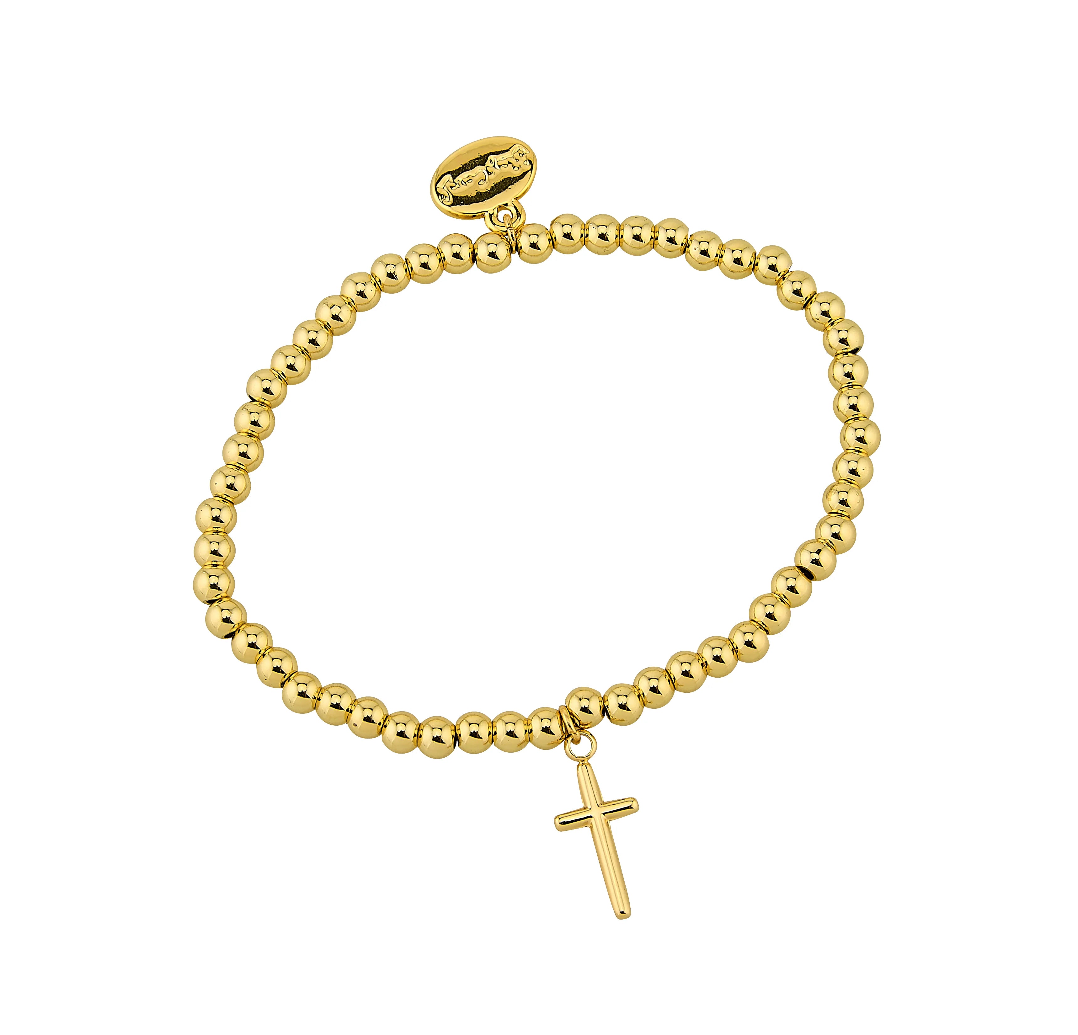 AC Cross Charm Bracelet-Jewelry-Podos Boutique, a Women's Fashion Boutique Located in Calera, AL