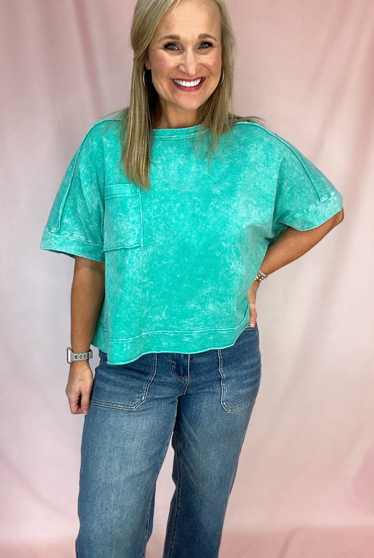 Almost There Tee-Fashion Tops-Podos Boutique, a Women's Fashion Boutique Located in Calera, AL