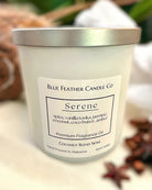 Blue Feather Candle-Candles-Podos Boutique, a Women's Fashion Boutique Located in Calera, AL