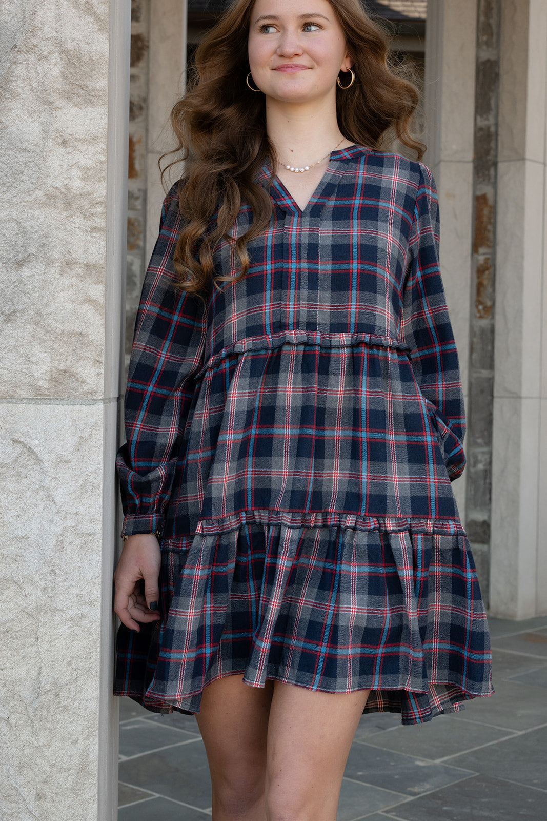 Check It Out Dress-Short Dresses-Podos Boutique, a Women's Fashion Boutique Located in Calera, AL