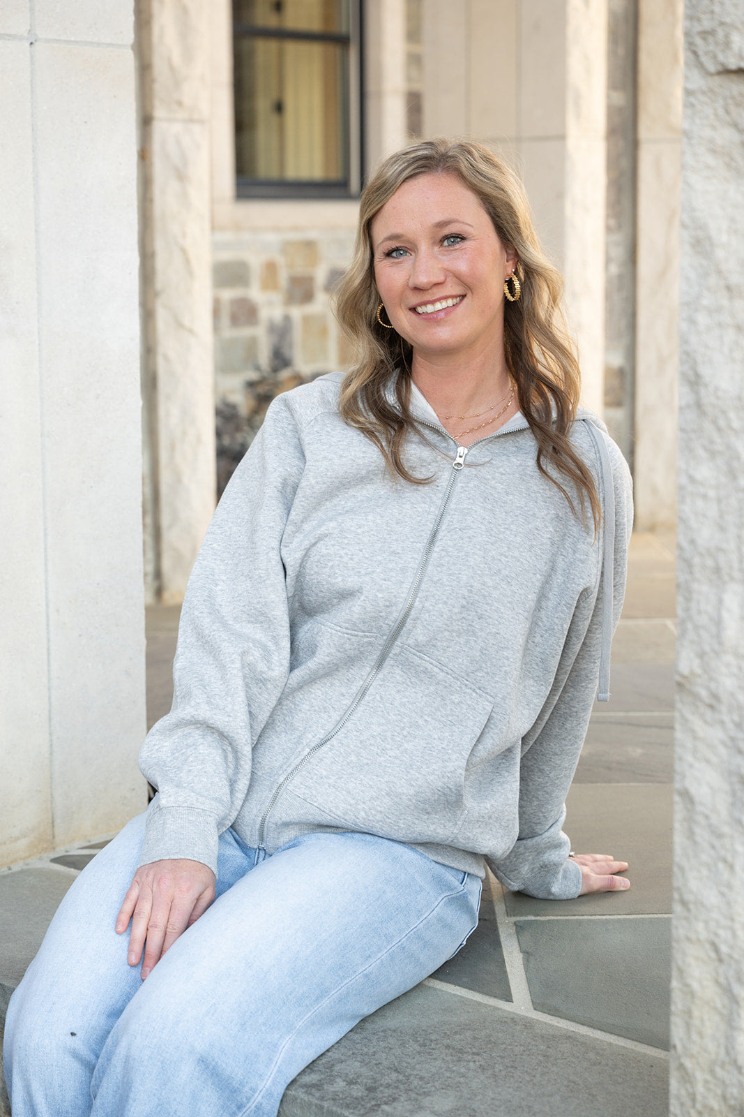 Rae Mode French Terry Hoodie-Hoodies-Podos Boutique, a Women's Fashion Boutique Located in Calera, AL