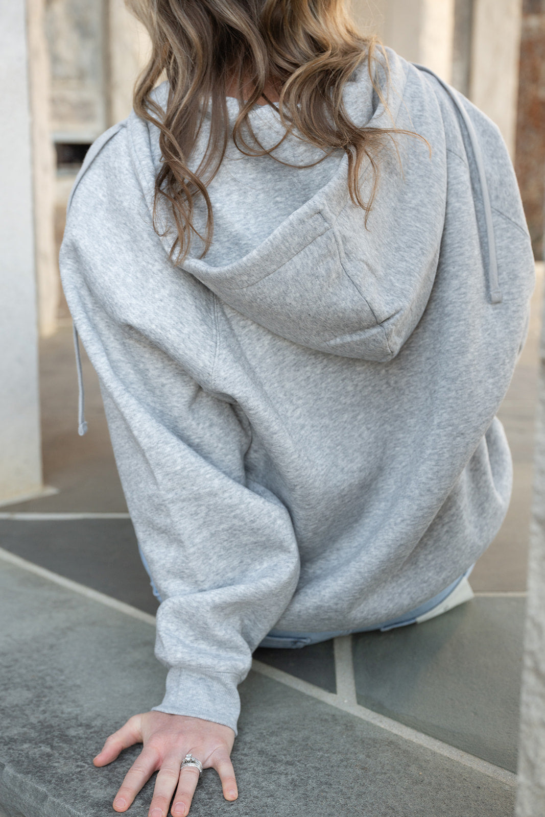 Rae Mode French Terry Hoodie-Hoodies-Podos Boutique, a Women's Fashion Boutique Located in Calera, AL