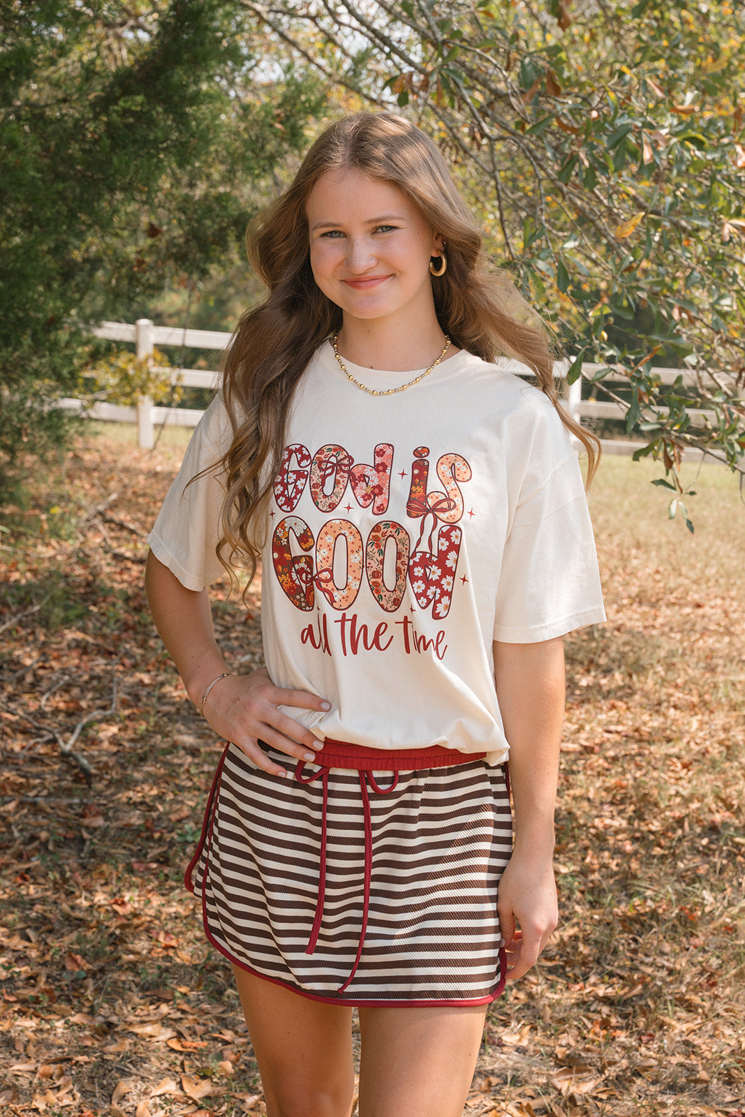 Natural Charm Skort-skort-Podos Boutique, a Women's Fashion Boutique Located in Calera, AL