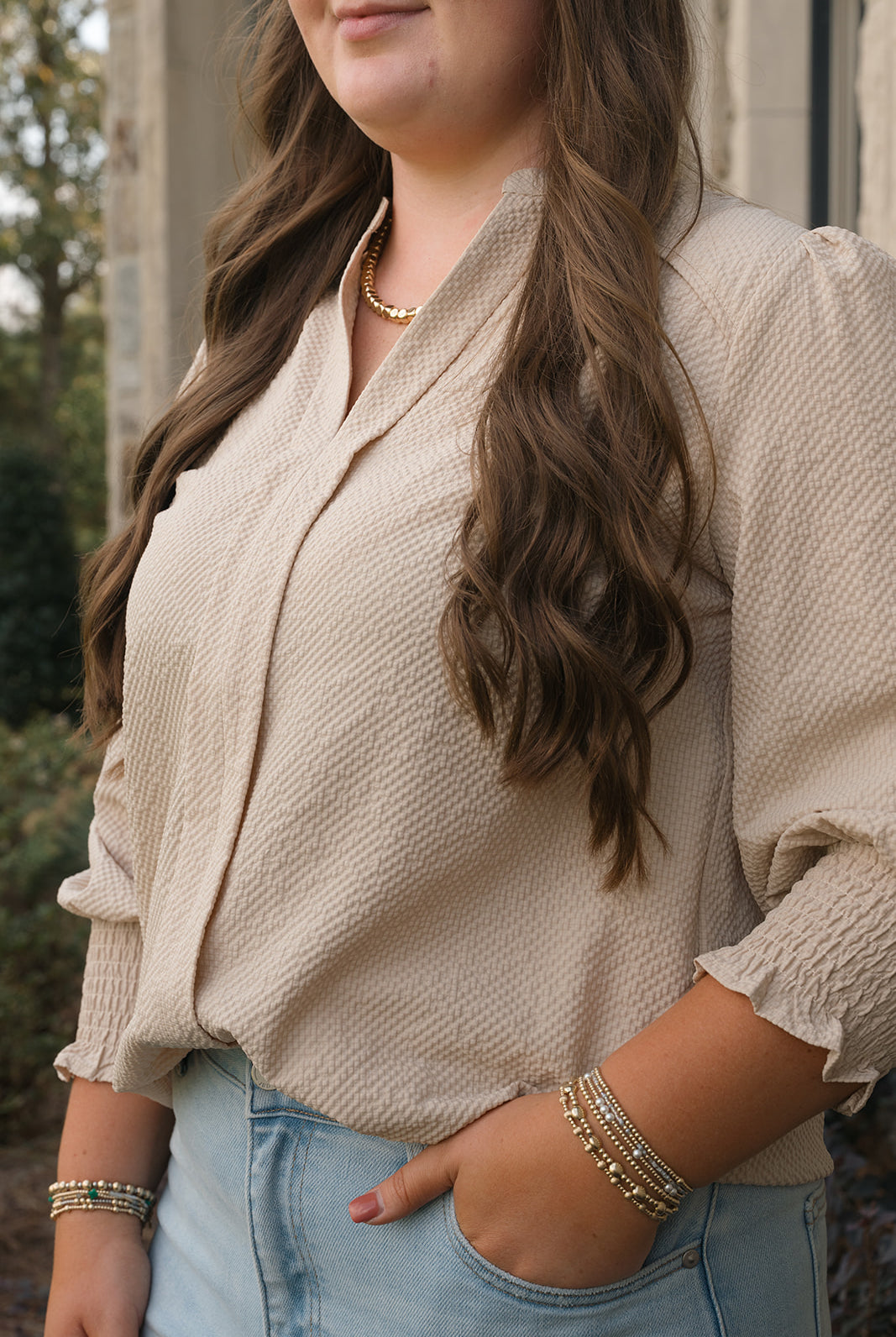 No Stone Left Unturned Top-Fashion Tops-Podos Boutique, a Women's Fashion Boutique Located in Calera, AL