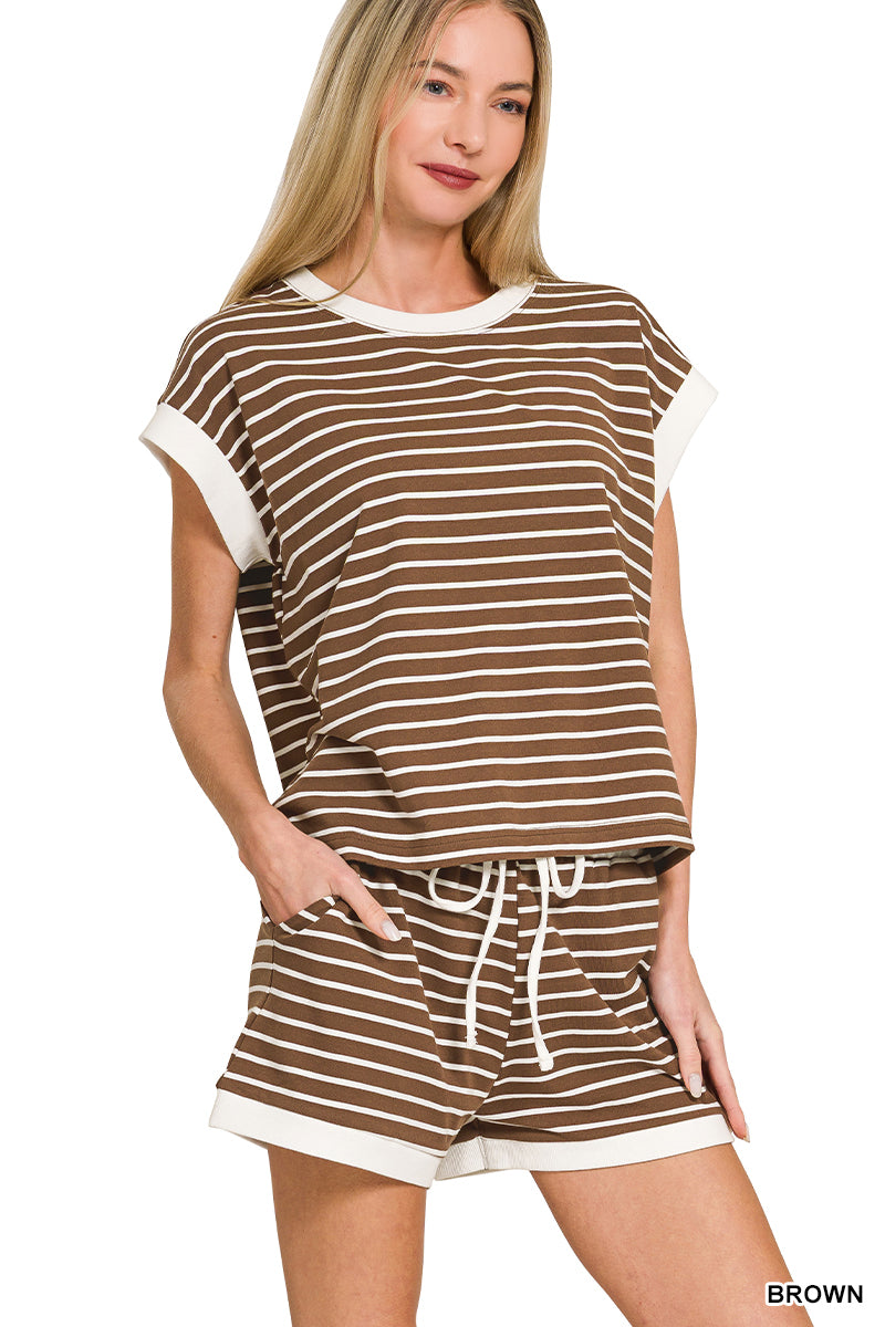 Up For The Contrast Set-Sets-Podos Boutique, a Women's Fashion Boutique Located in Calera, AL