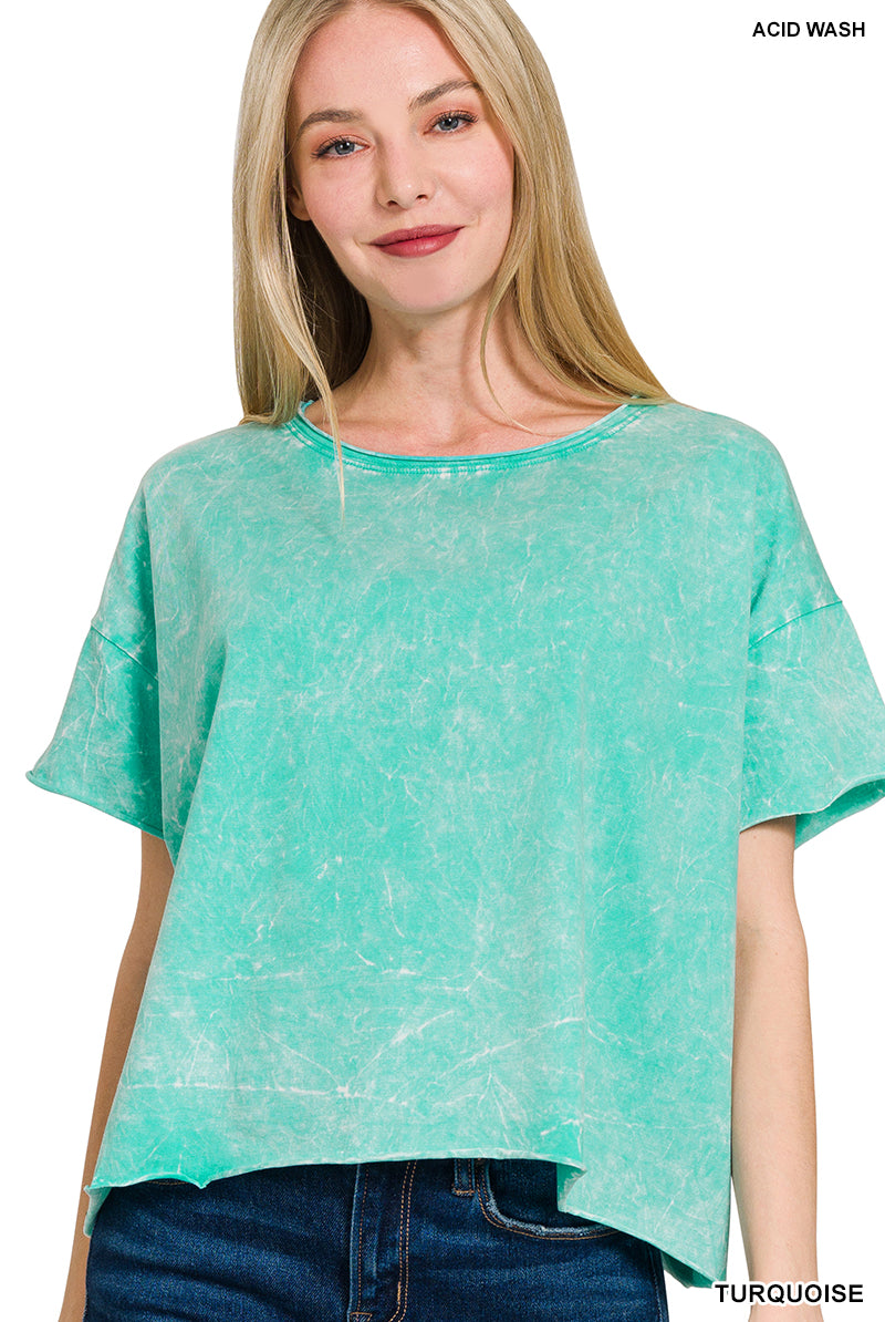 Over The Moon Box Tee-Fashion Tops-Podos Boutique, a Women's Fashion Boutique Located in Calera, AL