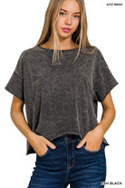 Over The Moon Box Tee-Fashion Tops-Podos Boutique, a Women's Fashion Boutique Located in Calera, AL