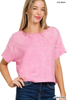 Over The Moon Box Tee-Fashion Tops-Podos Boutique, a Women's Fashion Boutique Located in Calera, AL