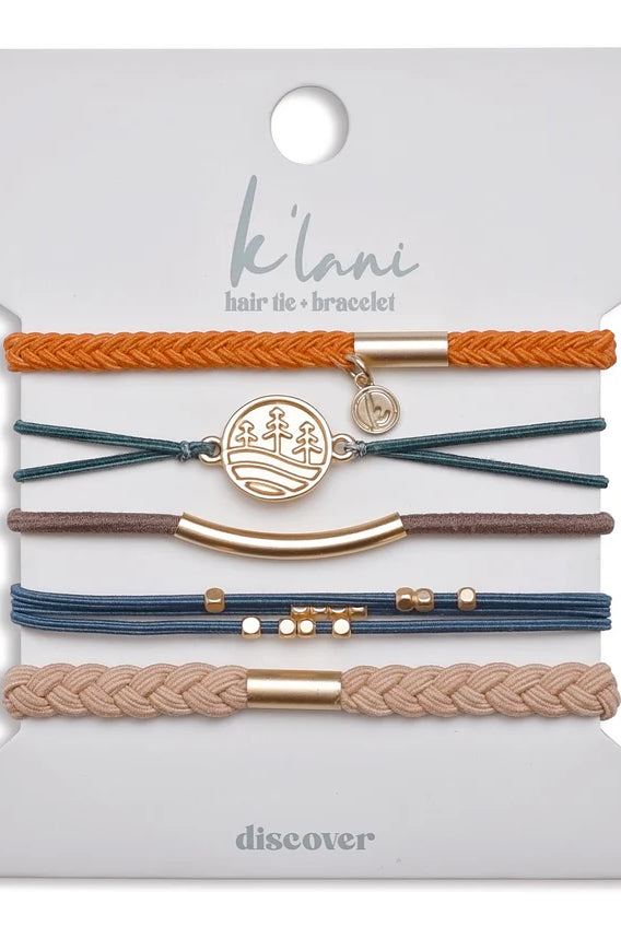 K'Lani Hair Tie Bracelets-Podos Boutique, a Women's Fashion Boutique Located in Calera, AL