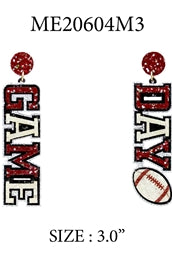 "Gameday" Earrings-Jewelry-Podos Boutique, a Women's Fashion Boutique Located in Calera, AL