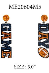 "Gameday" Earrings-Jewelry-Podos Boutique, a Women's Fashion Boutique Located in Calera, AL