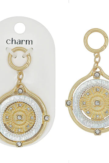Scarf Necklace Charms-Jewelry-Podos Boutique, a Women's Fashion Boutique Located in Calera, AL