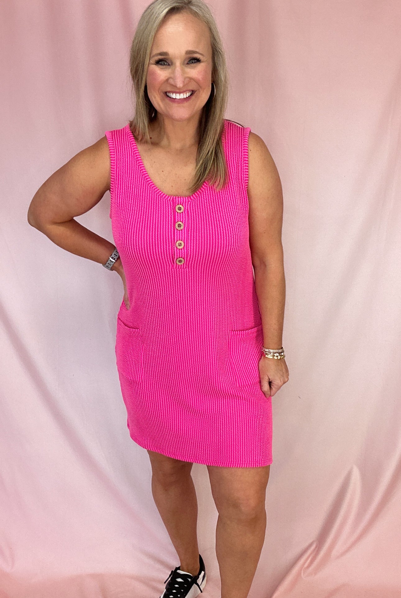 On The Beach Dress-Short Dresses-Podos Boutique, a Women's Fashion Boutique Located in Calera, AL