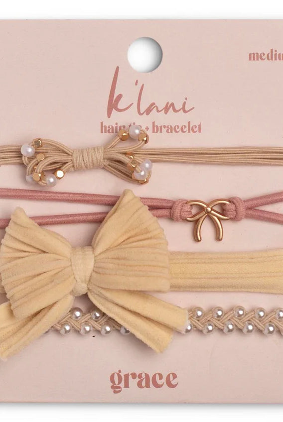 K'Lani Hair Tie Bracelets-Podos Boutique, a Women's Fashion Boutique Located in Calera, AL