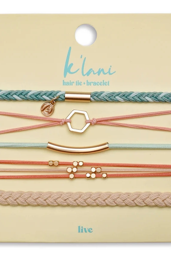 K'Lani Hair Tie Bracelets-Podos Boutique, a Women's Fashion Boutique Located in Calera, AL
