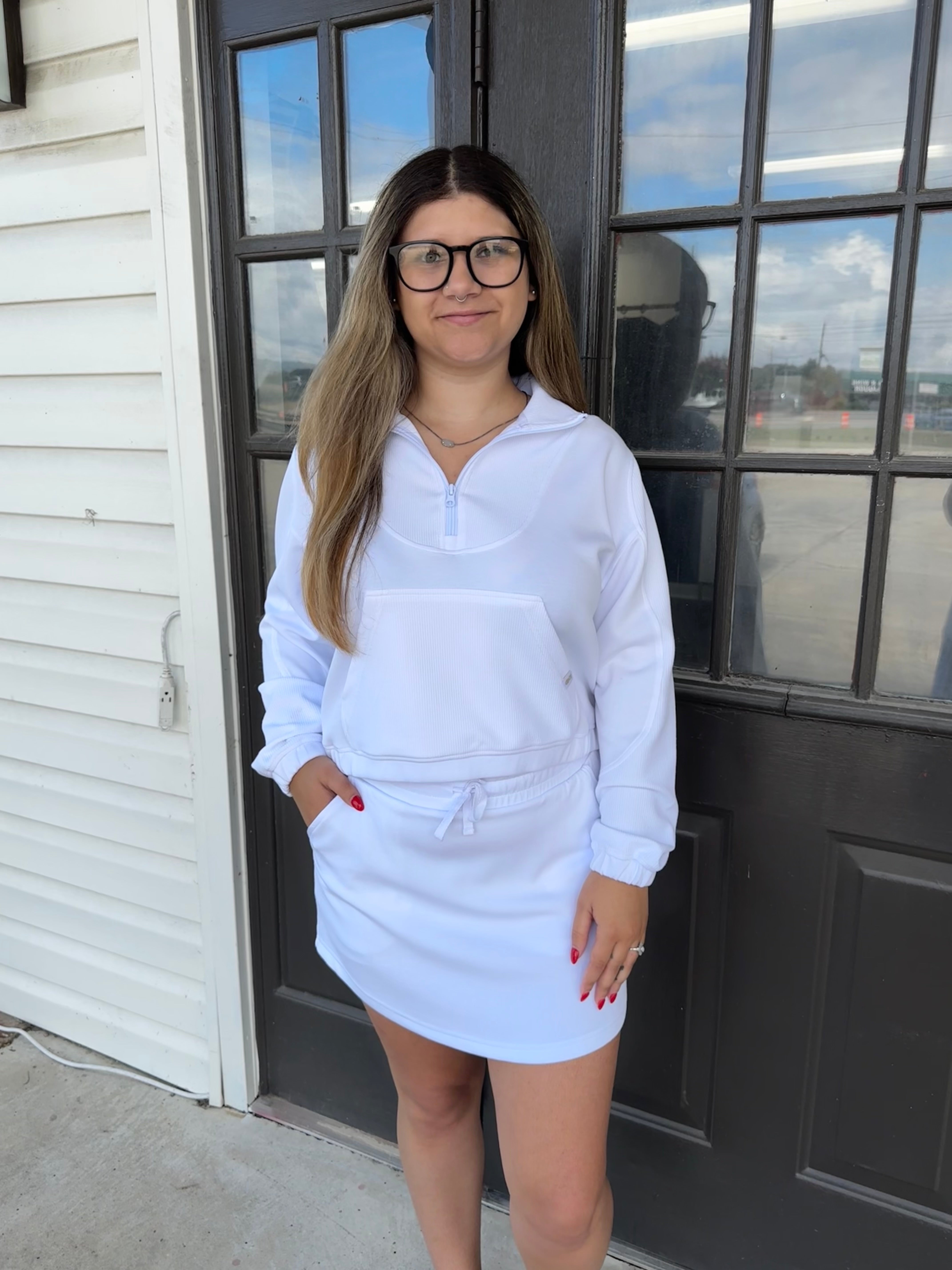 SS QuarterZip Pullover-Pullover-Podos Boutique, a Women's Fashion Boutique Located in Calera, AL