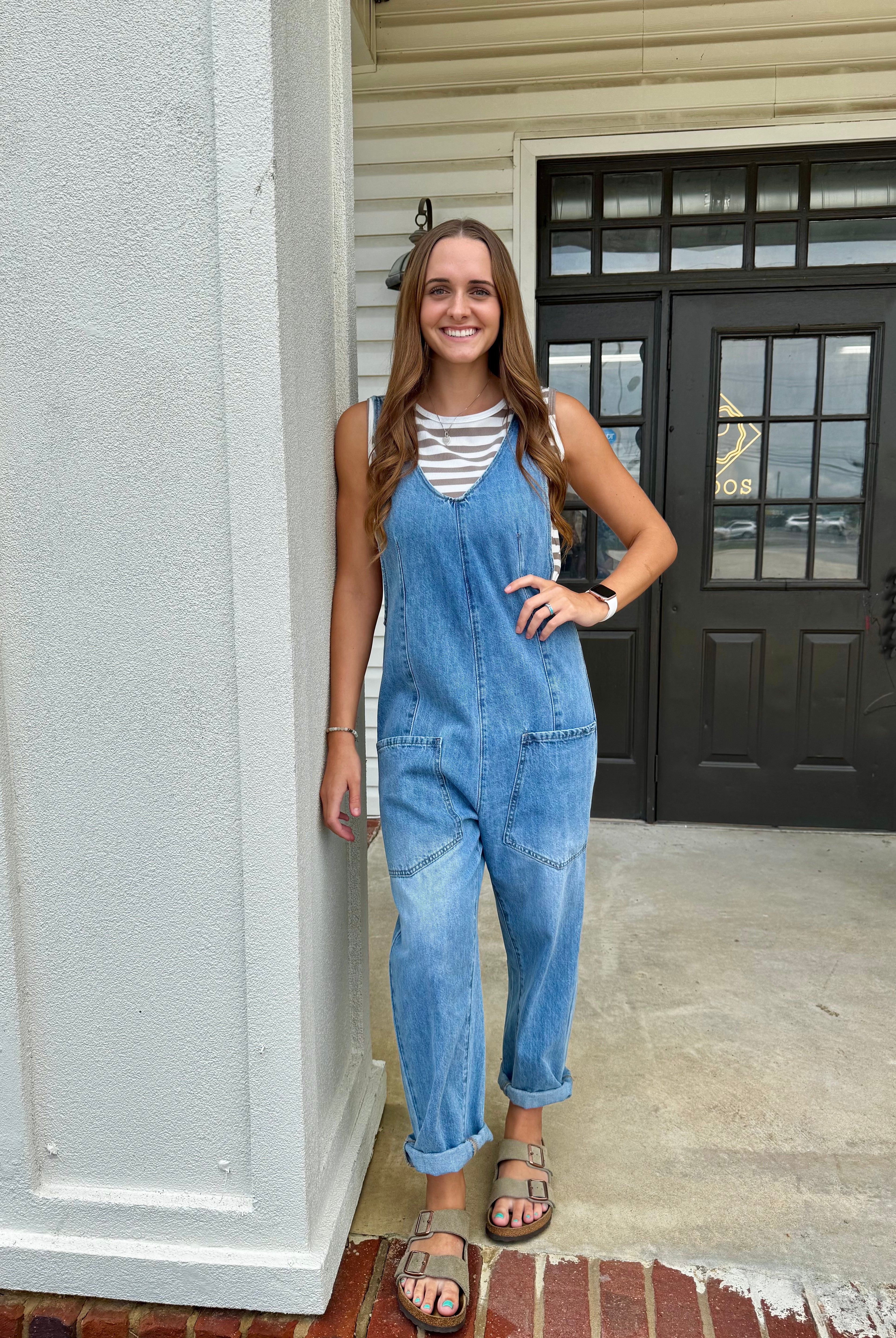 Better Believe It Jumpsuit-Rompers & Jumpsuits-Podos Boutique, a Women's Fashion Boutique Located in Calera, AL