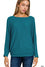 Ribbed Batwing Boatneck Sweater-Sweaters-Podos Boutique, a Women's Fashion Boutique Located in Calera, AL