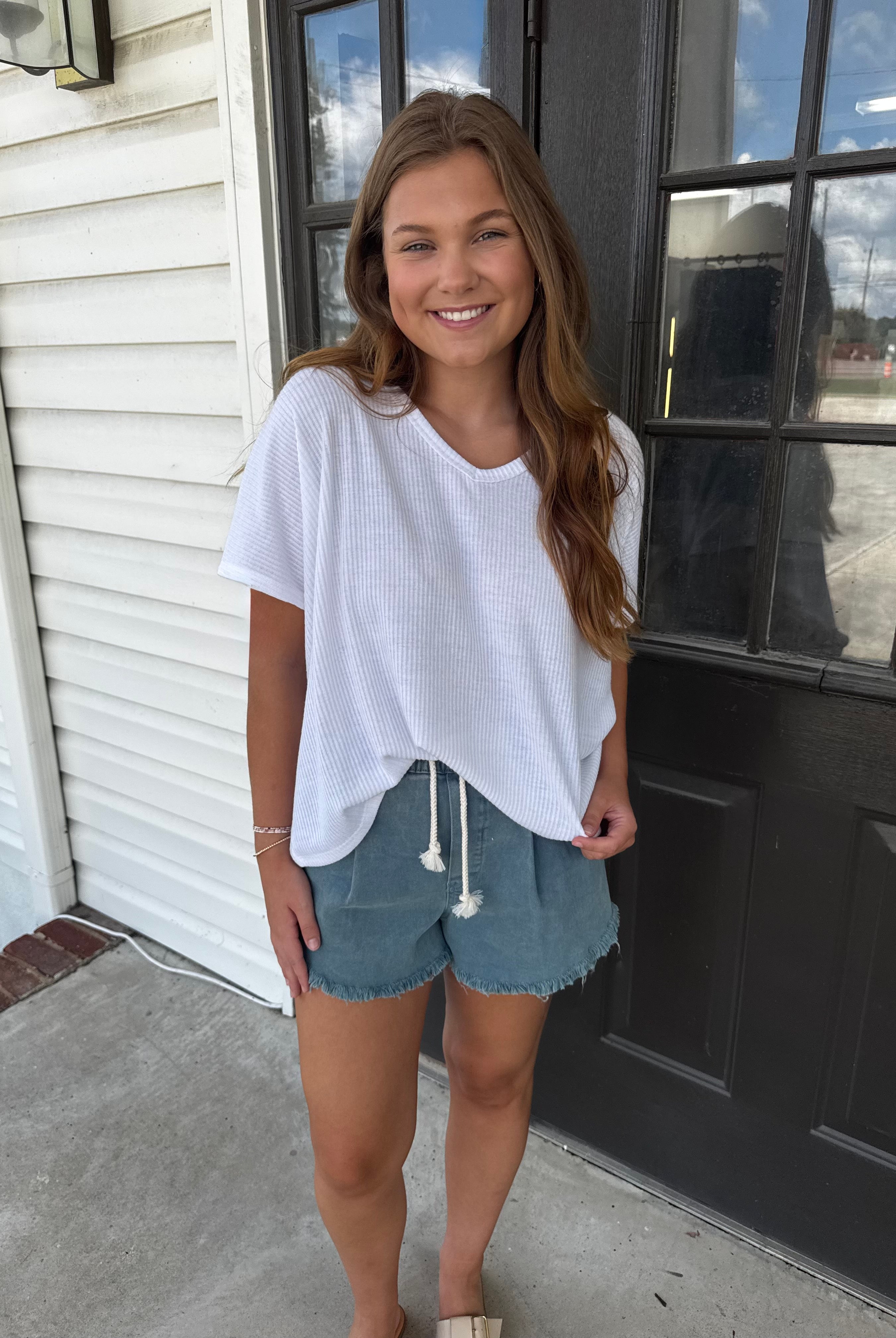 New Favorite Shorts-Shorts-Podos Boutique, a Women's Fashion Boutique Located in Calera, AL