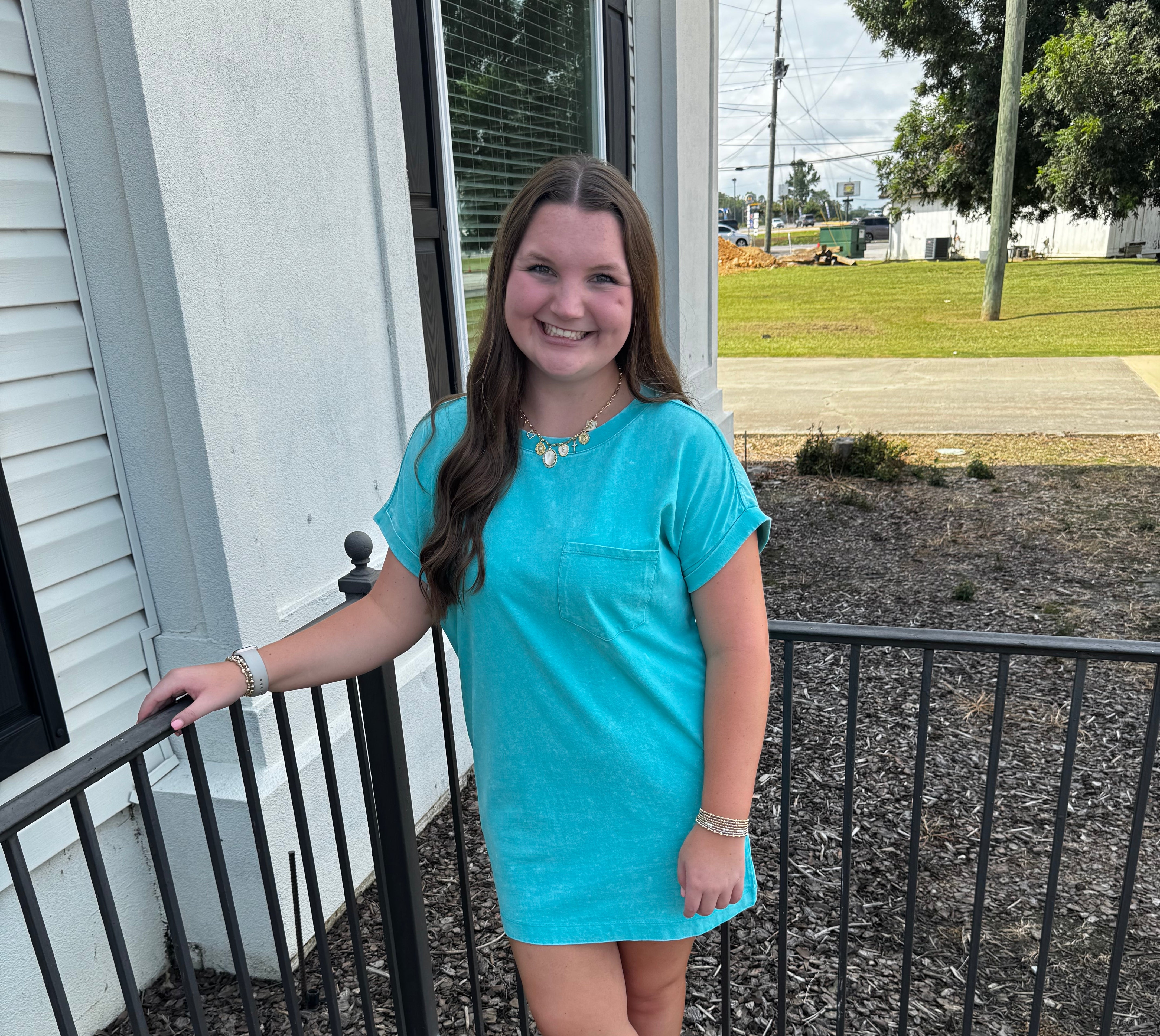 Around Town Dress-Short Dresses-Podos Boutique, a Women's Fashion Boutique Located in Calera, AL