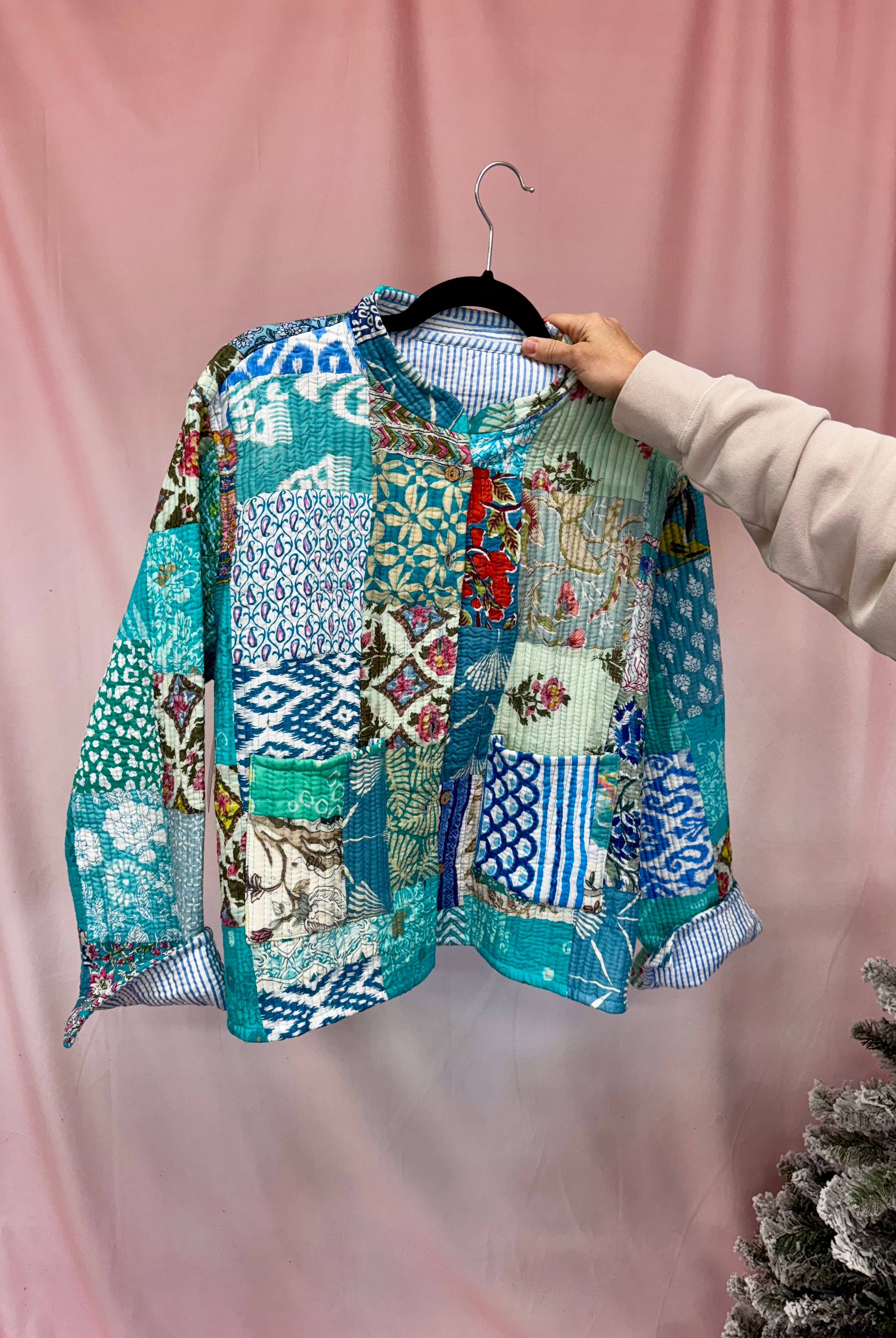 Quilted Jacket-Jackets-Podos Boutique, a Women's Fashion Boutique Located in Calera, AL