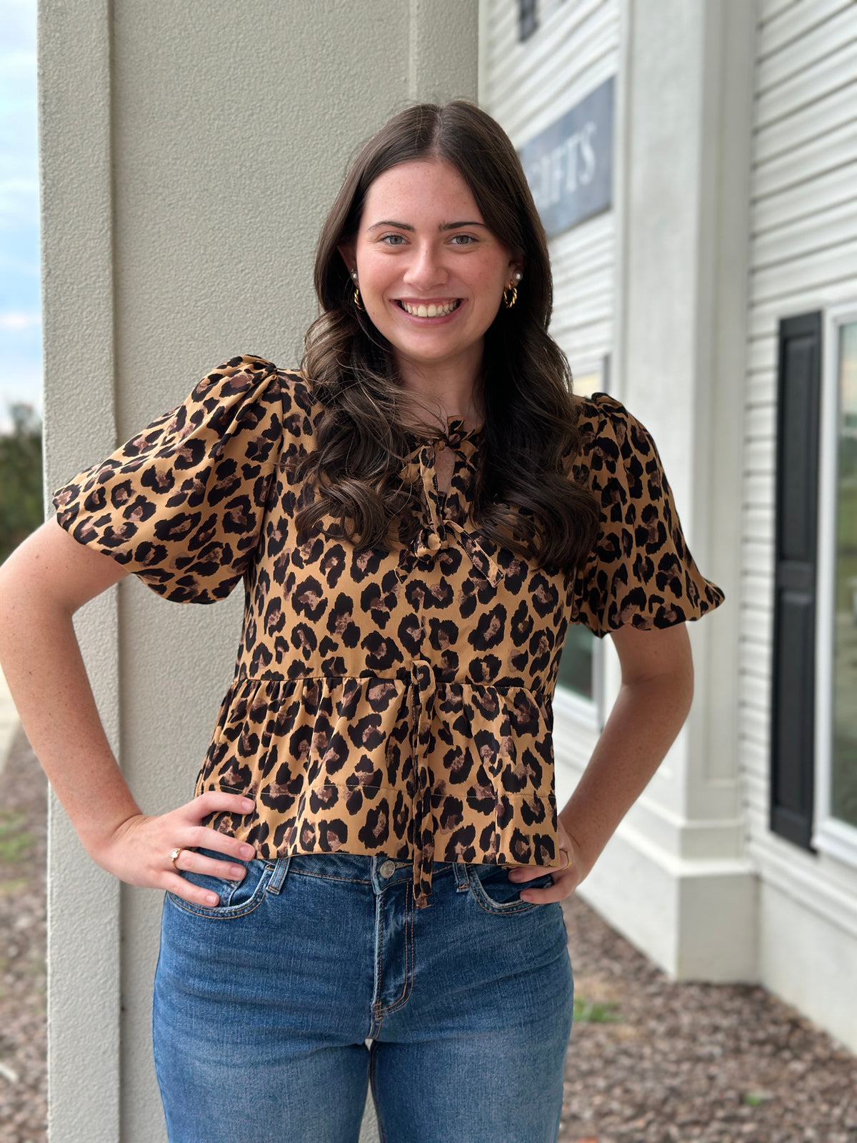 Leopard is My Favorite Color Top-Fashion Tops-Podos Boutique, a Women's Fashion Boutique Located in Calera, AL