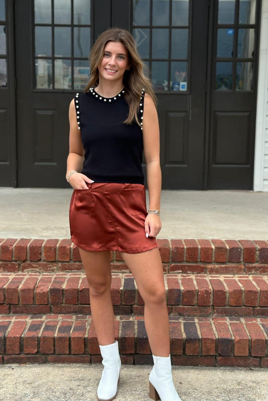 Autumn A-line-Skirts-Podos Boutique, a Women's Fashion Boutique Located in Calera, AL