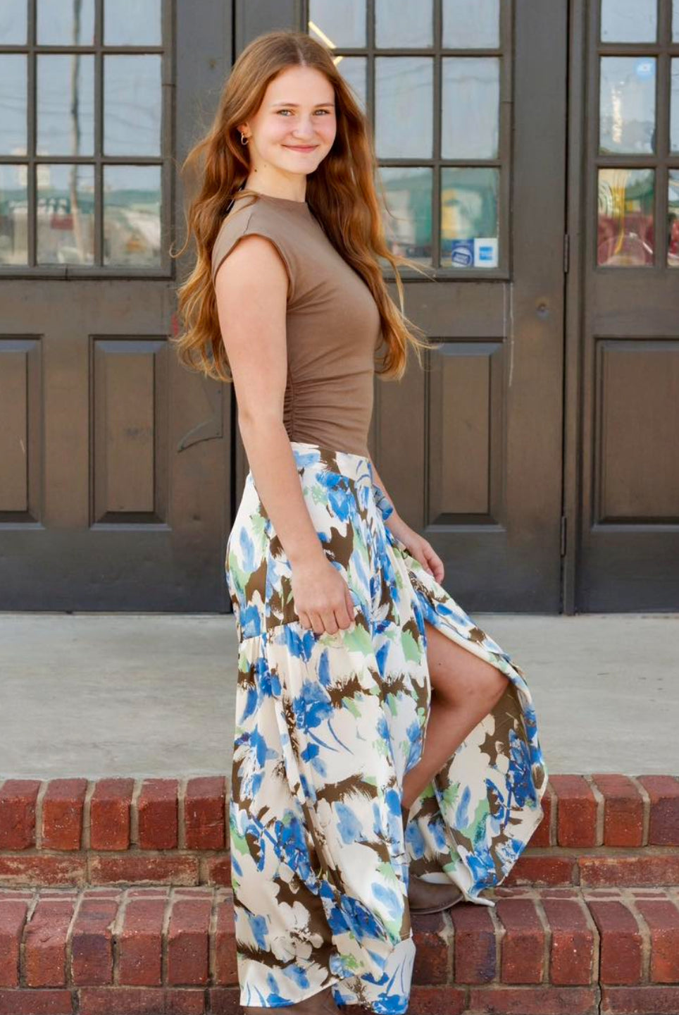 Golden Hour Skirt-Skirts-Podos Boutique, a Women's Fashion Boutique Located in Calera, AL