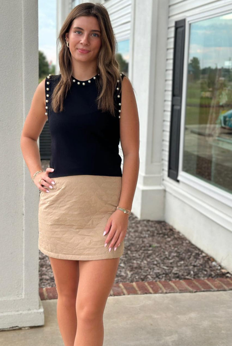 Chic skirt-Skirts-Podos Boutique, a Women's Fashion Boutique Located in Calera, AL