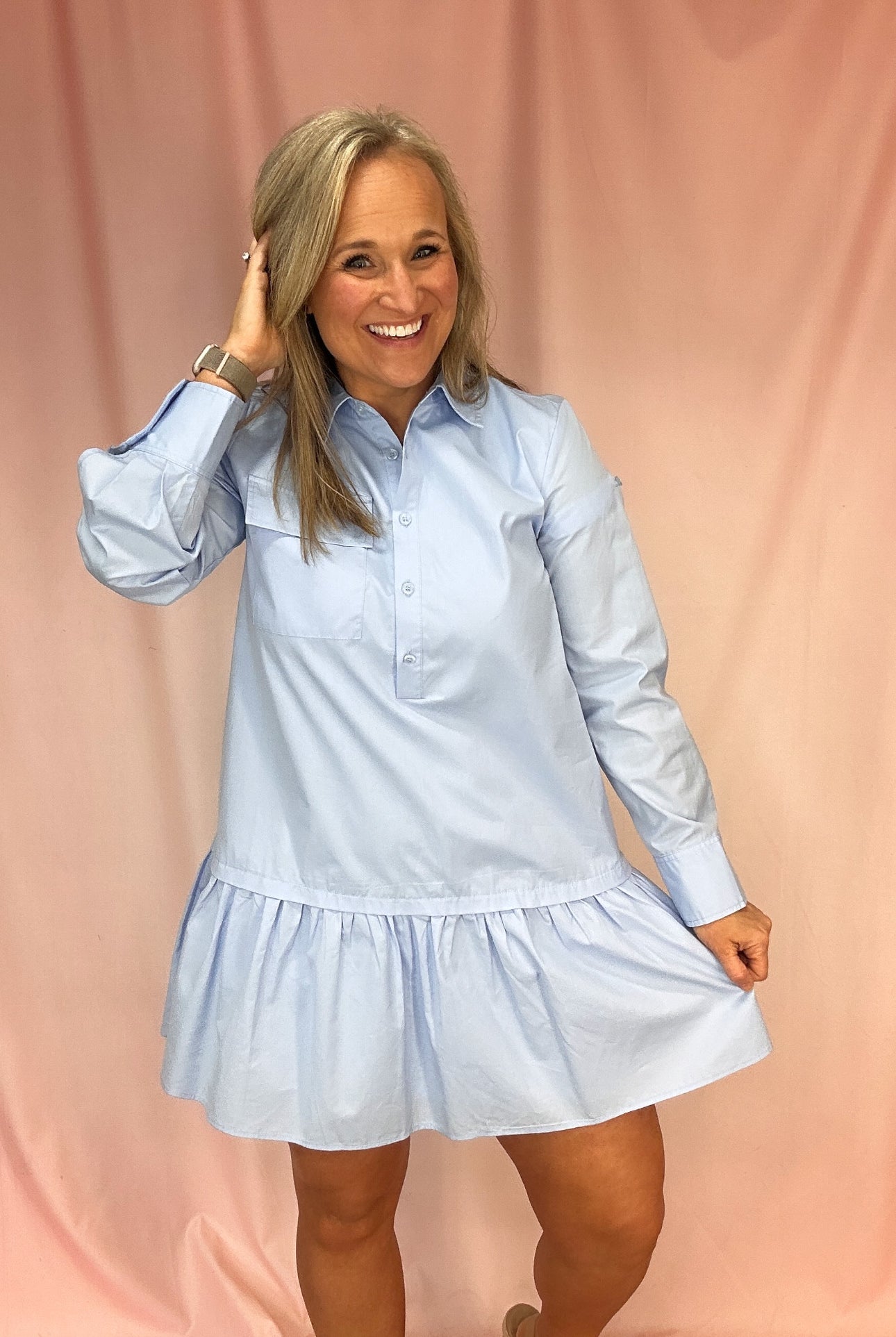 Flourish Today Dress-Short Dresses-Podos Boutique, a Women's Fashion Boutique Located in Calera, AL