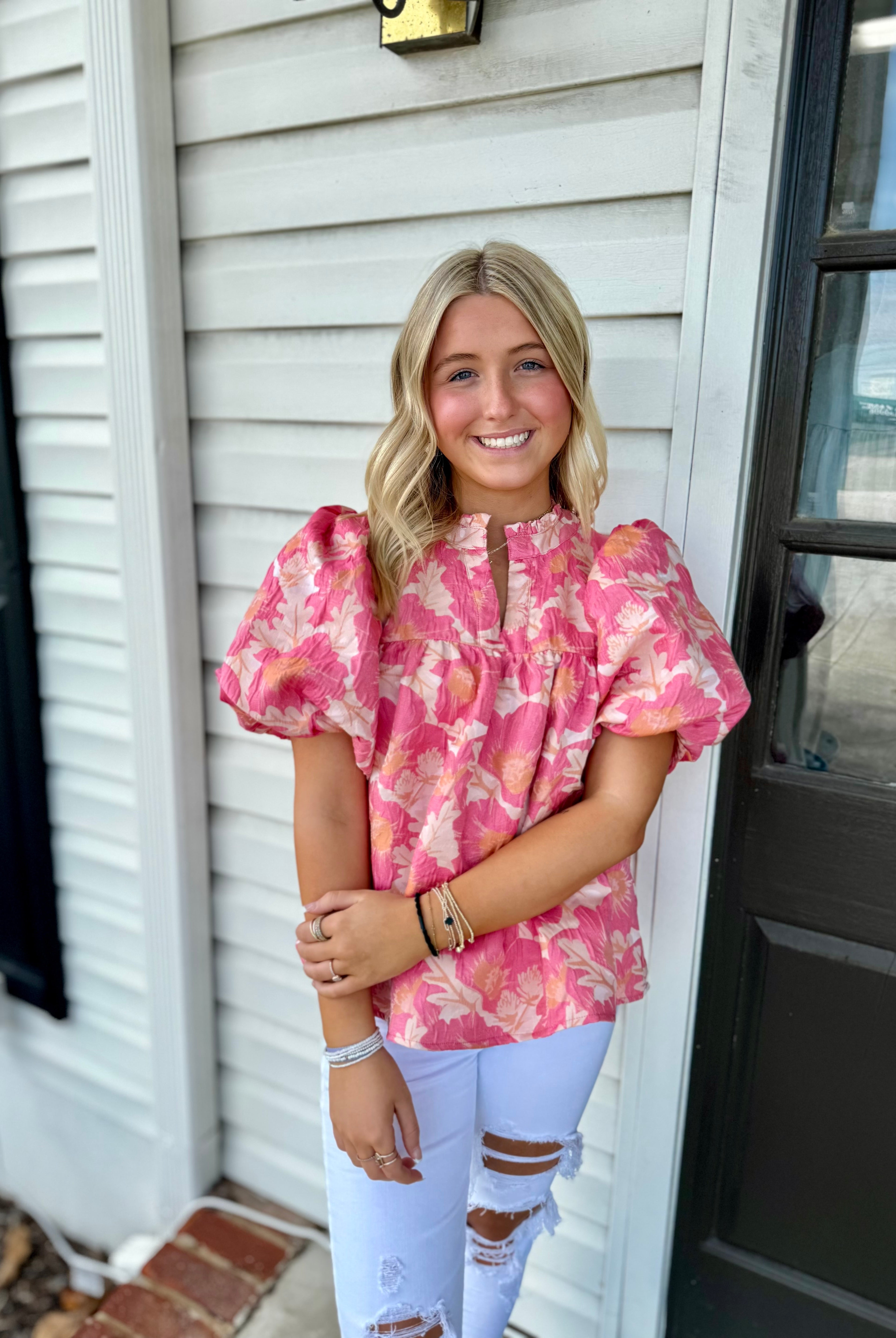 Oddi Babydoll Top-Fashion Tops-Podos Boutique, a Women's Fashion Boutique Located in Calera, AL