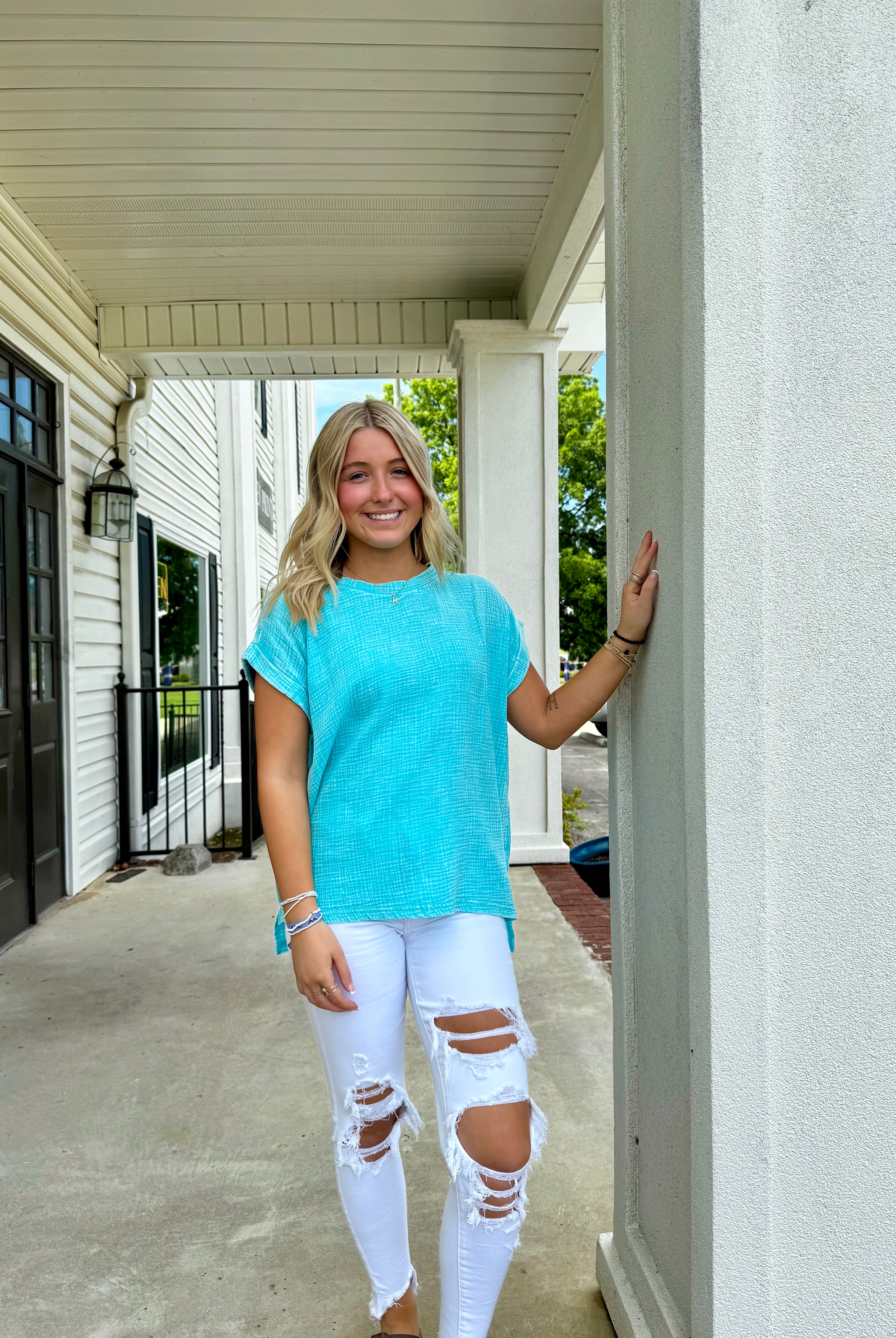 Set In Stone Top-Fashion Tops-Podos Boutique, a Women's Fashion Boutique Located in Calera, AL