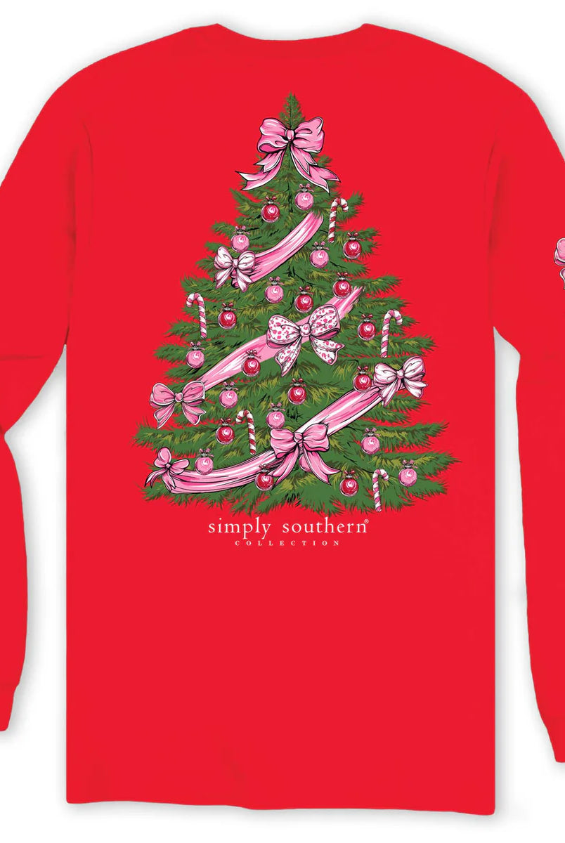 Simply Southern Tree Long Sleeve-Long Sleeves-Podos Boutique, a Women's Fashion Boutique Located in Calera, AL