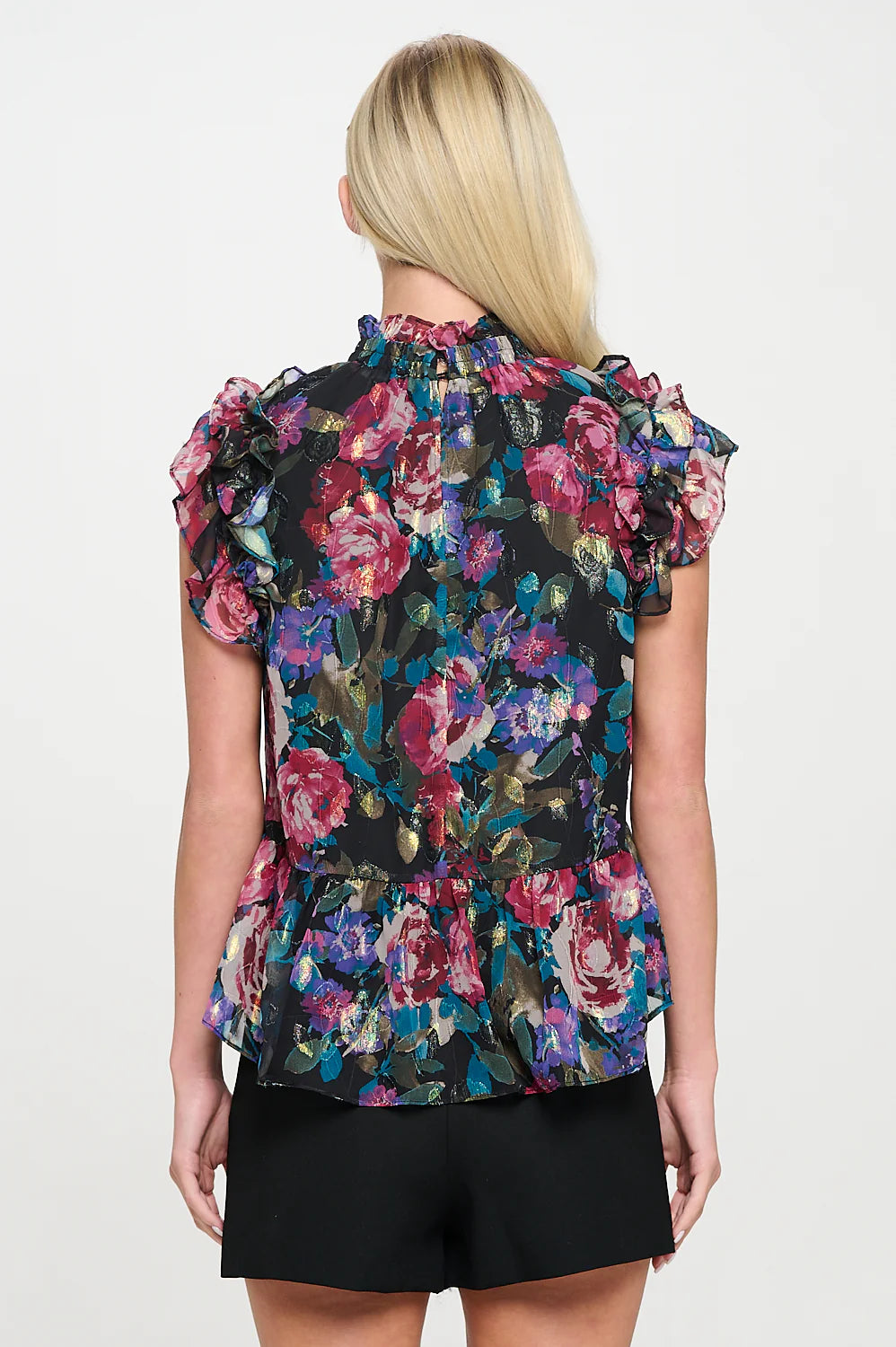 Secret Garden Ruffle Top-Podos Boutique, a Women's Fashion Boutique Located in Calera, AL