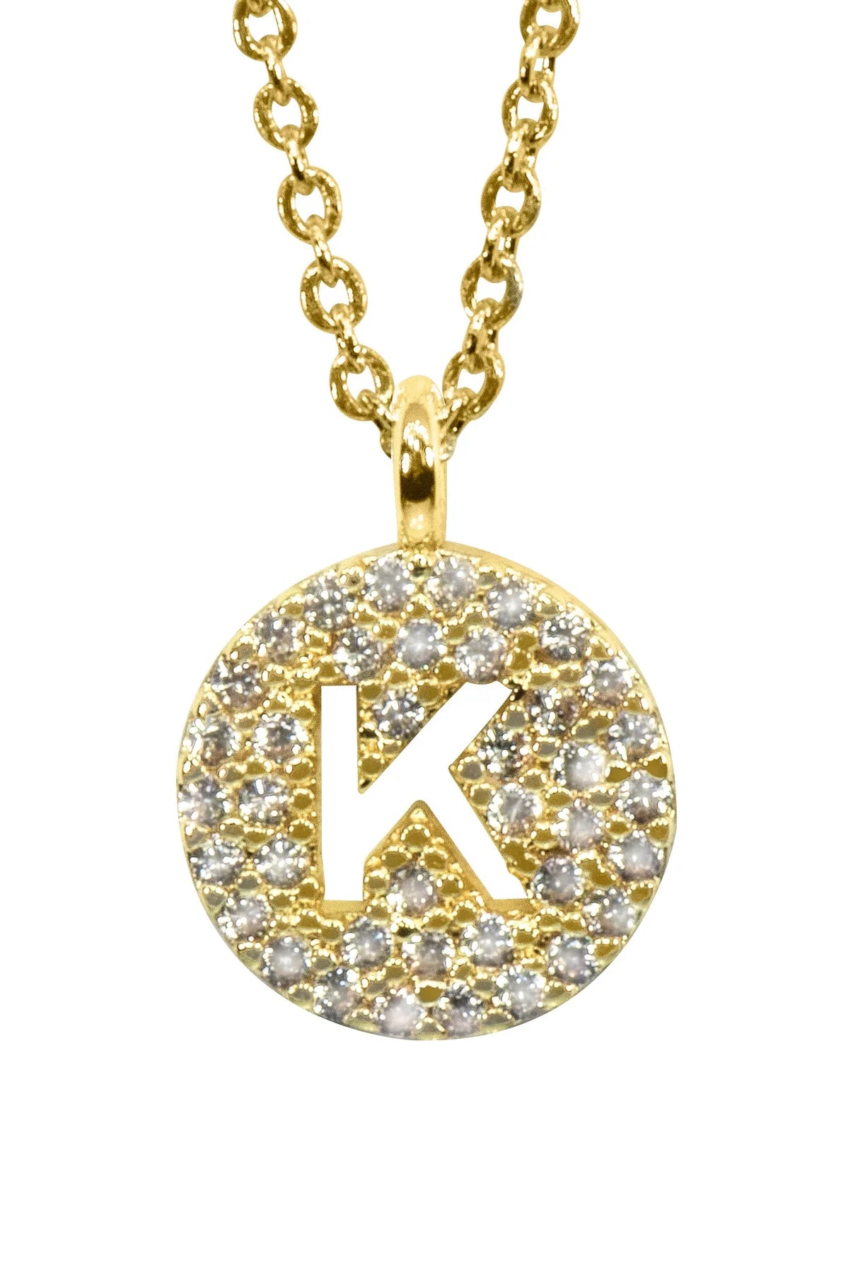 Maya J Love Letter Initial Necklace-Jewelry-Podos Boutique, a Women's Fashion Boutique Located in Calera, AL