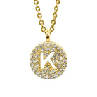 Maya J Love Letter Initial Necklace-Jewelry-Podos Boutique, a Women's Fashion Boutique Located in Calera, AL
