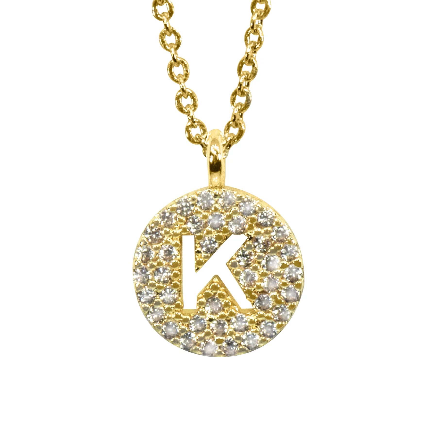 Maya J Love Letter Initial Necklace-Jewelry-Podos Boutique, a Women's Fashion Boutique Located in Calera, AL