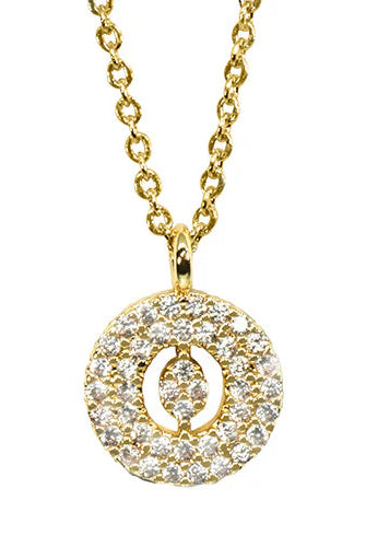 Maya J Love Letter Initial Necklace-Jewelry-Podos Boutique, a Women's Fashion Boutique Located in Calera, AL
