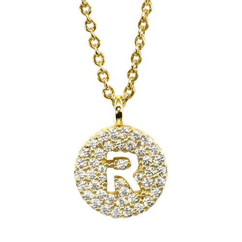 Maya J Love Letter Initial Necklace-Jewelry-Podos Boutique, a Women's Fashion Boutique Located in Calera, AL