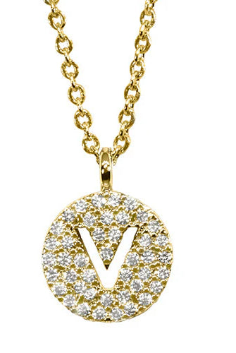 Maya J Love Letter Initial Necklace-Jewelry-Podos Boutique, a Women's Fashion Boutique Located in Calera, AL