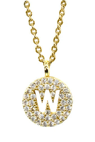 Maya J Love Letter Initial Necklace-Jewelry-Podos Boutique, a Women's Fashion Boutique Located in Calera, AL