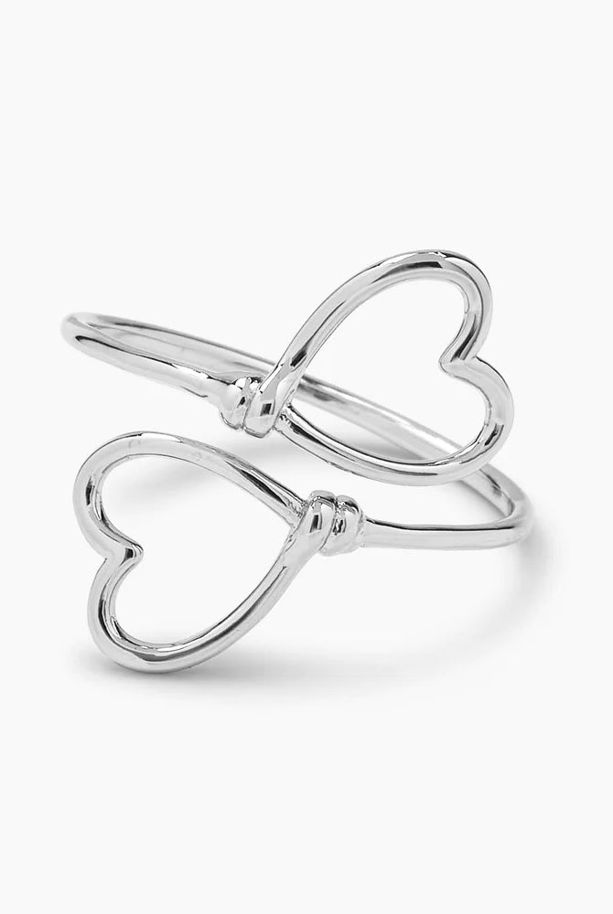 PV Wire Heart Ring-Rings-Podos Boutique, a Women's Fashion Boutique Located in Calera, AL