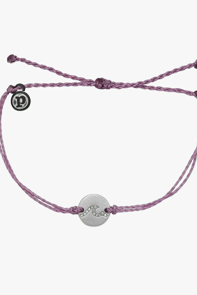 PV Pave Wave Coin Bracelet-Bracelets-Podos Boutique, a Women's Fashion Boutique Located in Calera, AL