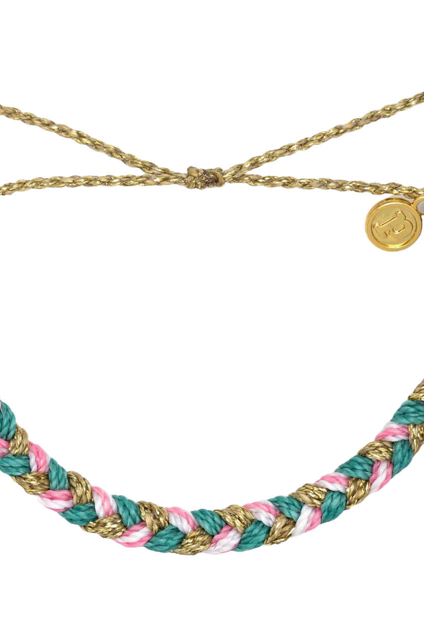 PV Thick Braid Bracelet-Bracelets-Podos Boutique, a Women's Fashion Boutique Located in Calera, AL