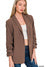 Ruched Sleeve Open Blazer-Blazers-Podos Boutique, a Women's Fashion Boutique Located in Calera, AL