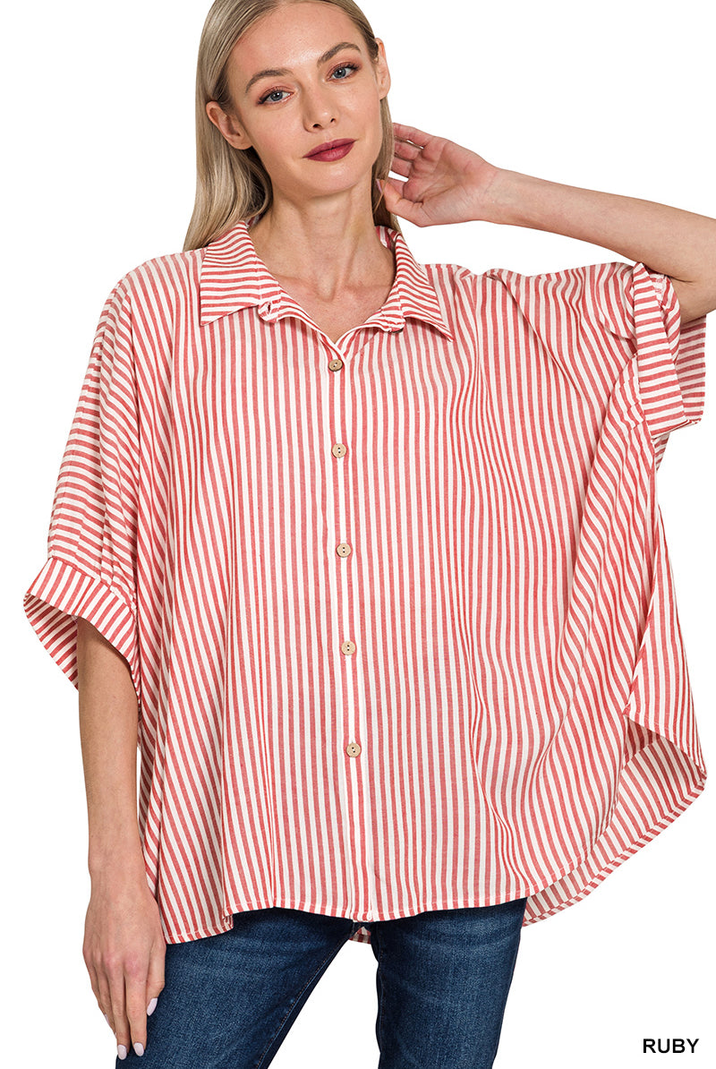 Autumn Skies Top-Fashion Tops-Podos Boutique, a Women's Fashion Boutique Located in Calera, AL
