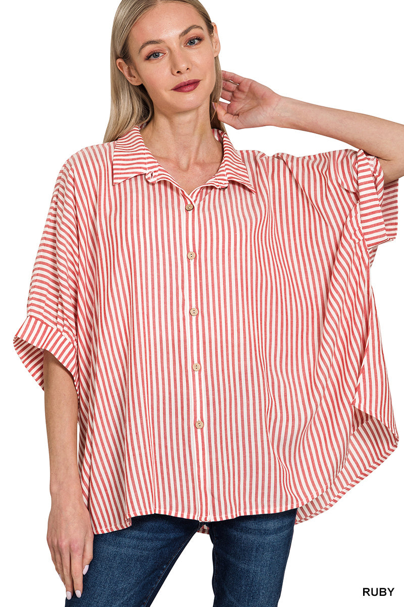Autumn Skies Top-Fashion Tops-Podos Boutique, a Women's Fashion Boutique Located in Calera, AL