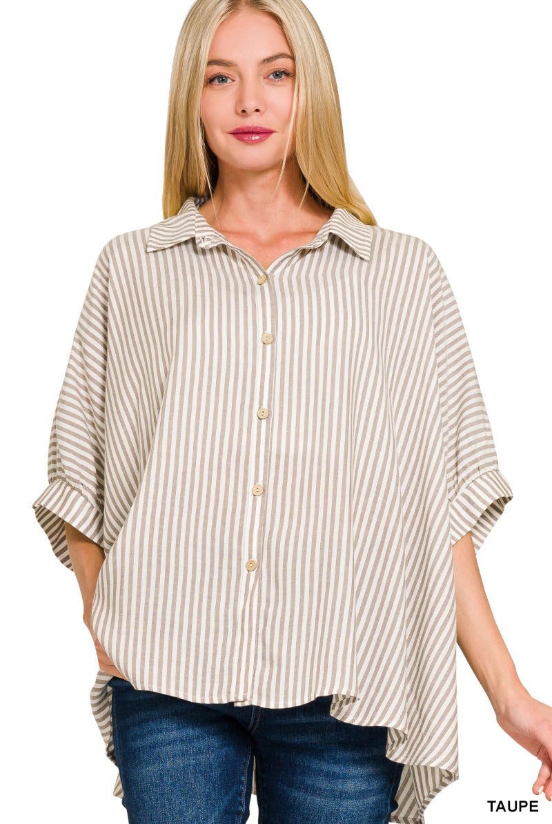 Autumn Skies Top-Fashion Tops-Podos Boutique, a Women's Fashion Boutique Located in Calera, AL