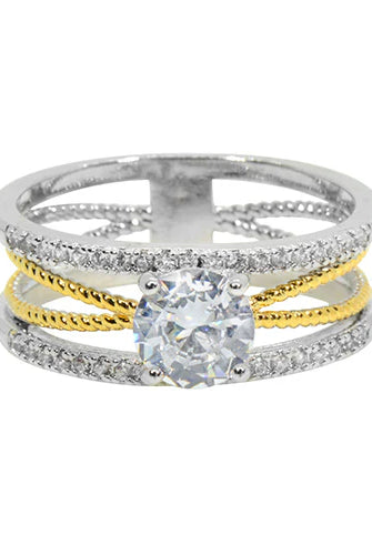 Maya J Modern Classic Ring-Jewelry-Podos Boutique, a Women's Fashion Boutique Located in Calera, AL