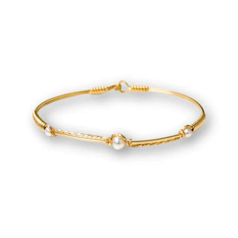 Be The Change Bracelet (Crystal Pearl)-Jewelry-Podos Boutique, a Women's Fashion Boutique Located in Calera, AL